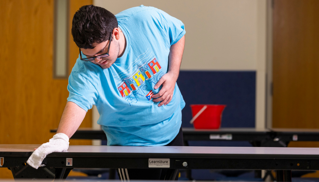 JobSpan - Andrew Cleaning  Cafeteria Tables