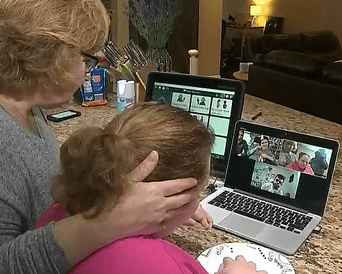 Parents of special needs students adapting to virtual learning