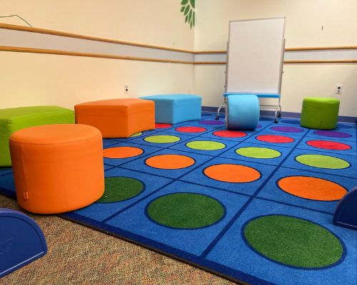 Image of colorful room where autism services are provided at The Children's Institute