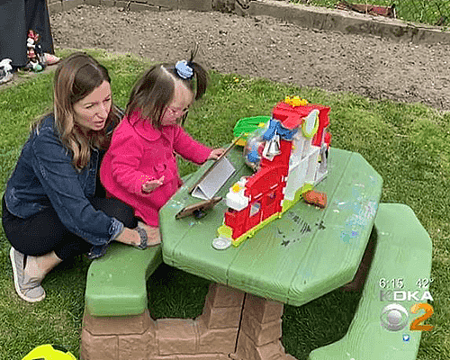 'Our Lifeline': Mother of girl with Down syndrome uses video sessions to connect with daughter's Phy