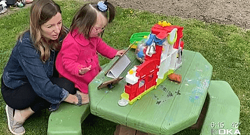 'Our Lifeline': Mother of girl with Down syndrome uses video sessions to connect with daughter's Phy